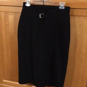 High waisted business pencil skirt